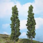 2 peupliers HEKI-1983 de 27cm échelle H0