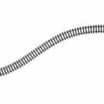 Voie échelle N, code 80 Longueur 730mm soit 7 fois la longueur du rail droit ref 14904