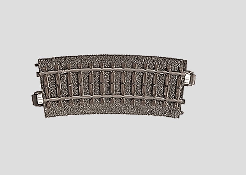 Rail courbe R1 15° MARKLIN-24115 - UTM Modélisme Ferroviaire
