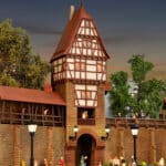 Porte de ville fortifiée KIBRI-38914