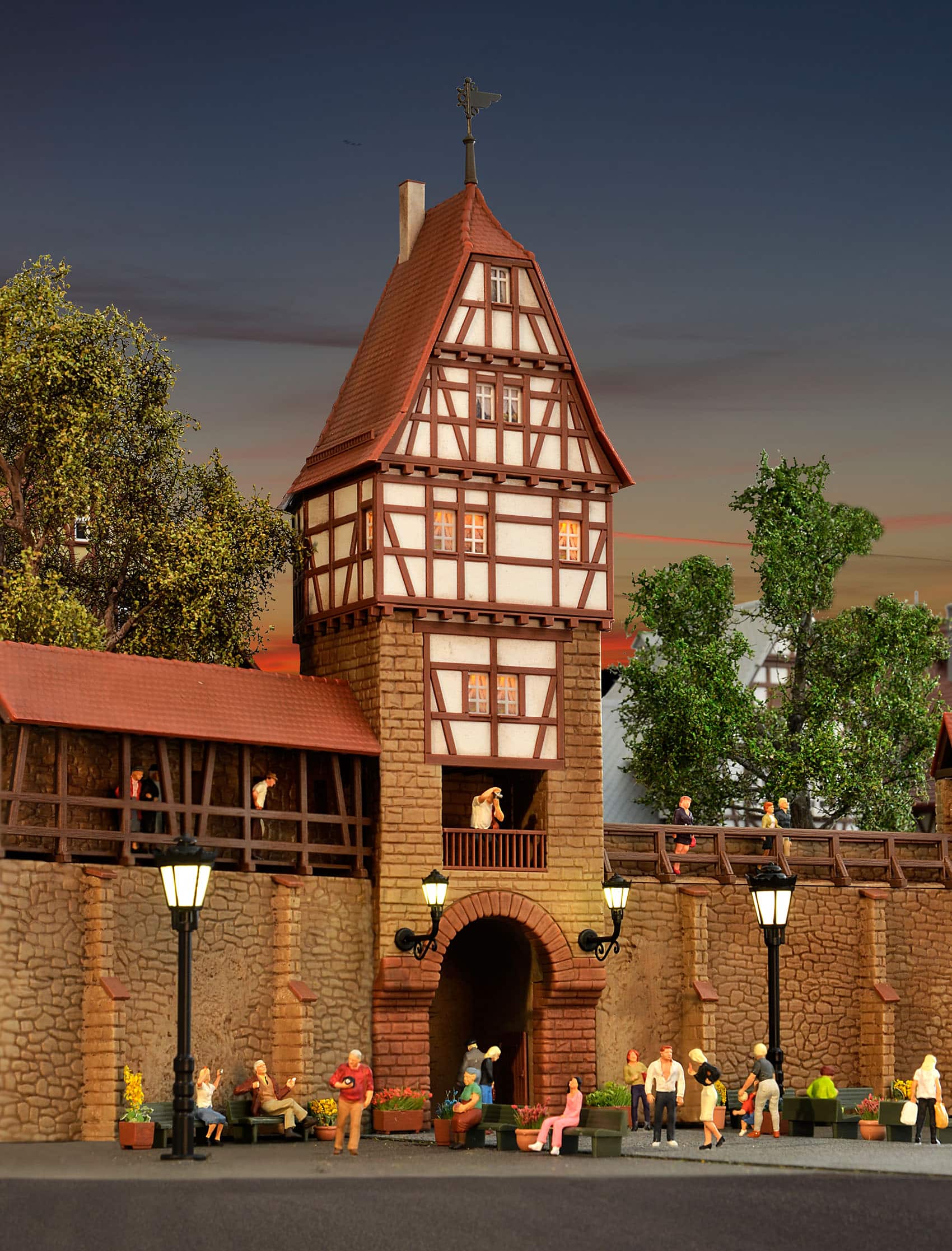 Porte de ville fortifiée KIBRI-38914
