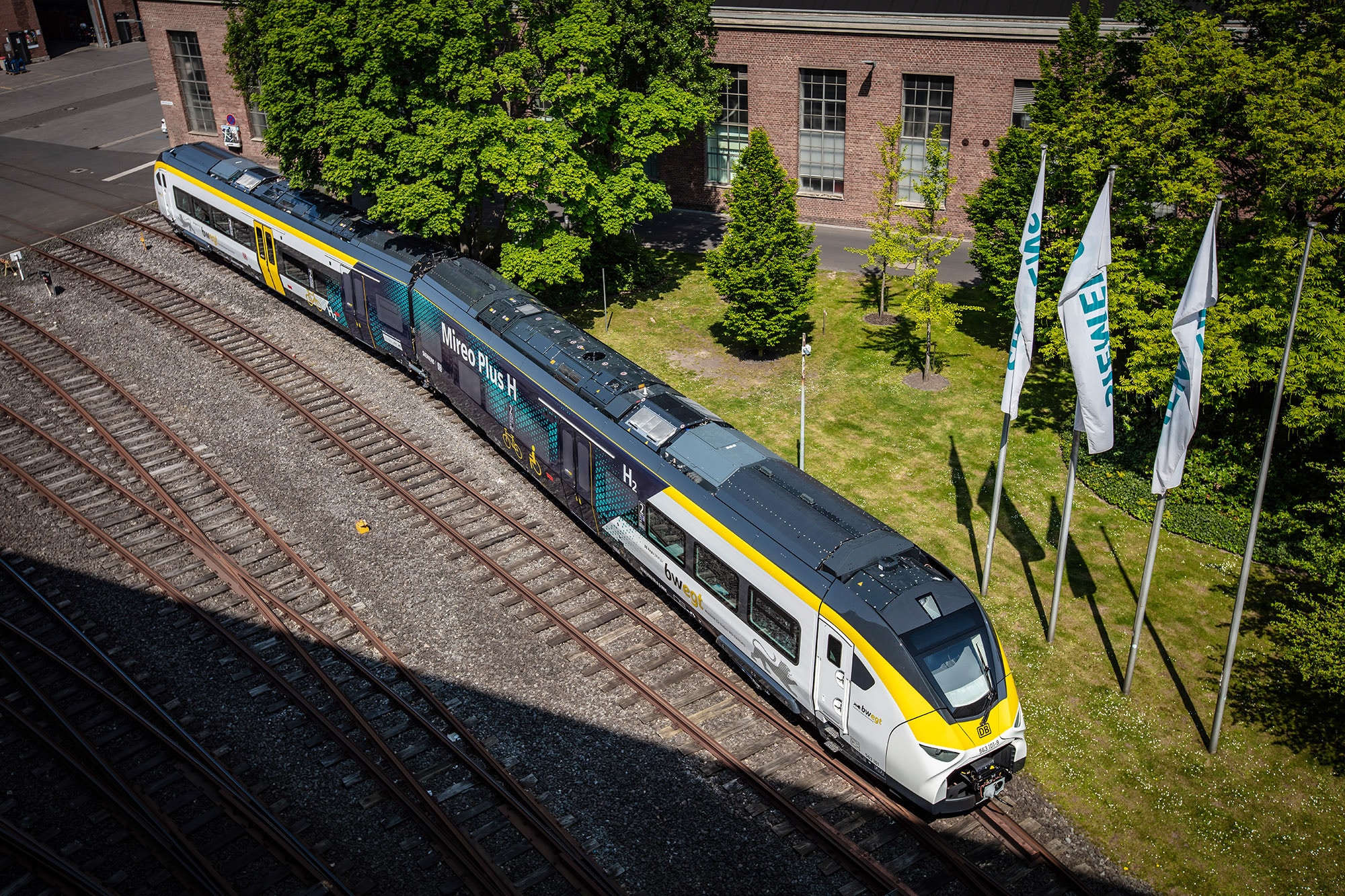 train à hydrogène développé avec deutsche bahn