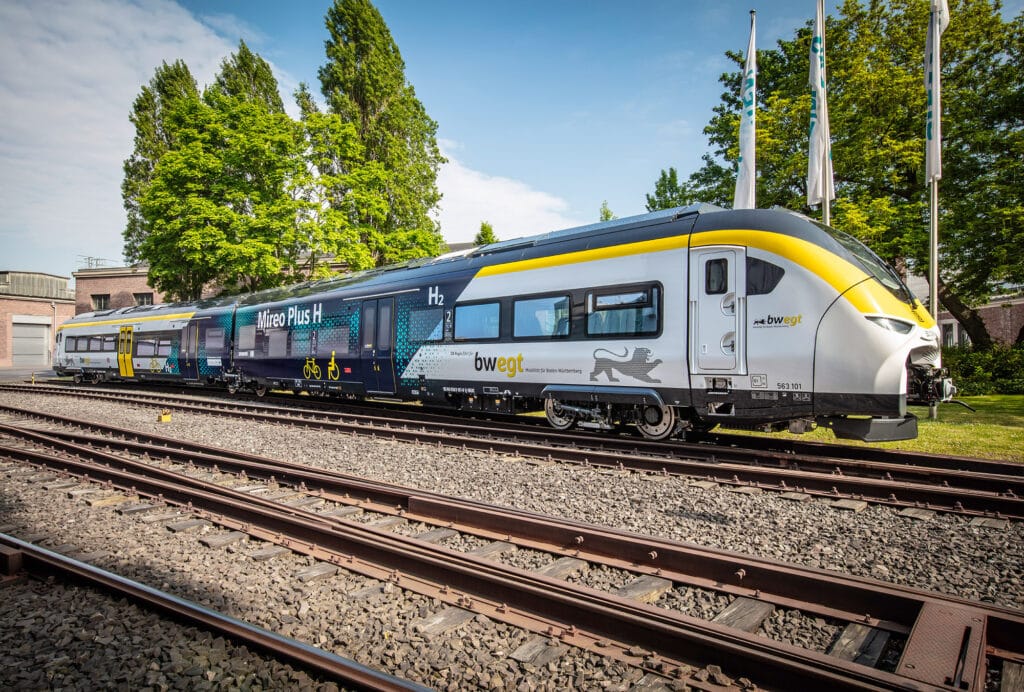 train à hydrogène développé avec deutsche bahn