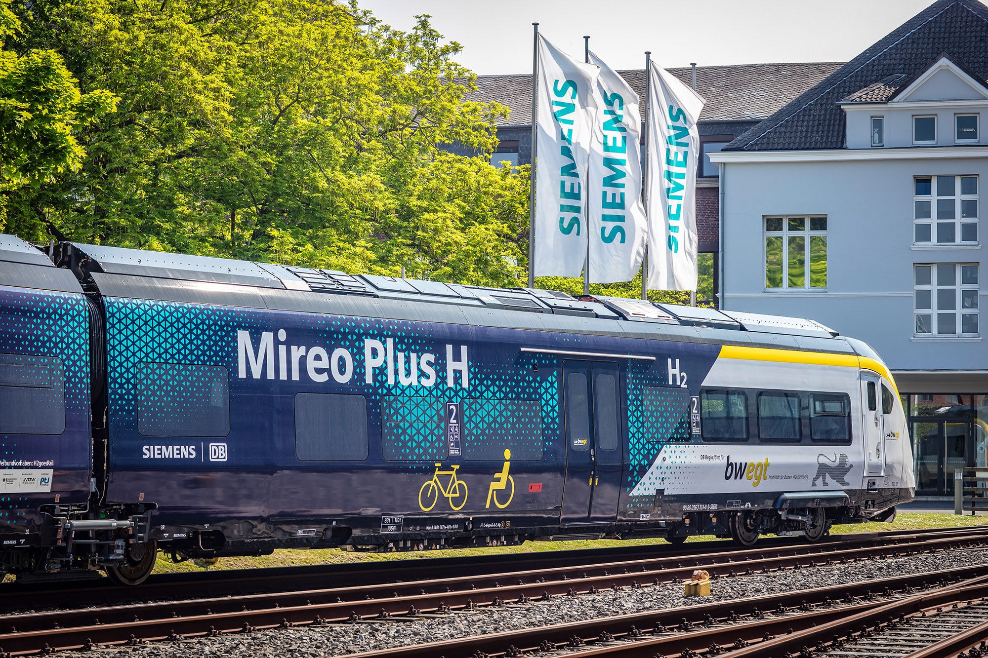 train à hydrogène développé avec deutsche bahn