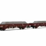 Coffret 2 wagons plats ridelles ARNOLD-HN6543