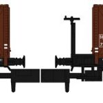 Set 2 wagons tombereau REE-NW049