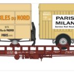 Wagon UFR Bi-porteur REE-WB643