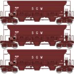Coffret 3 Wagons trémie F70 REE-WB667