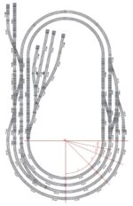 Géométrie des voies HO Setrack