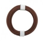 UTM-101410MN cable souple multi brins marron brun section 0,14mm2 longueur 10m