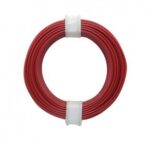 UTM-101410RE câble souple rouge multi brins section 0,14mm2 longueur 10m
