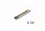 PECO-SL10 Sachet de 24 éclisses métalliques code 100