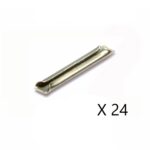 Sachet de 24 éclisses métalliques H0 code 100 PECO SL10