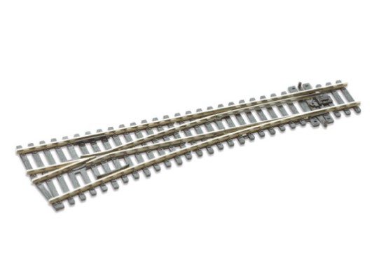 Aiguillage médium à gauche H0 code 100 Electrofrog PECO-SLE96