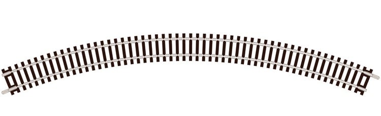 Route Courbe Adhésive Pour Modélisme Ferroviaire Busch - Échelle HO (1/87), Rayon 230 Mm, Largeur 80 Mm