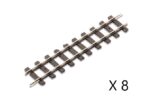 PECO-ST401 Etui de 8 rails droits de 87mm