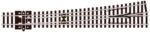 Aiguillage long N code 80 Insulfrog à gauche PECO-SL389