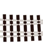 Aiguillage courbe à droite H0m code 75 Electrofrog PECO-SLE1486