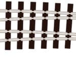 Aiguillage courbe à gauche H0m code 75 Electrofrog PECO-SLE1487