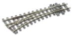 Aiguillage H0e code 80 Electrofrog à gauche PECO-SLE492