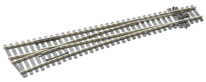 Aiguillage long H0 code 100 à gauche Electrofrog PECO-SLE89