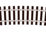 Rail N courbe R1, 45° code 80 PECO-ST12