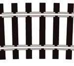 Rail N courbe R1, 11,25° code 80 PECO-ST4