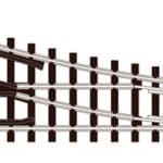 Aiguillage court N code 80 Insulfrog à droite PECO-ST5
