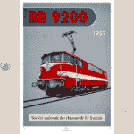 Affiche - Locomotive BB9200 (A2) 800Tonnes-BB9200 UTM MF