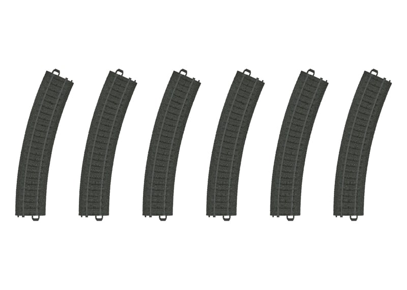 Coffret 6 rails courbes My World MARKLIN-23130 UTM MF Coffret 6 rails courbes My World MARKLIN-23130