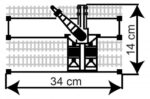 Grue de chargement de charbon KIBRI-37442 encombrement