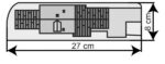 Gare de campagne KIBRI-37704 encombrement