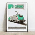 Affiche A2 Locomotive BB27000 - 800Tonnes-BB27000