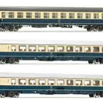 Coffret 3 voitures train express Erasmus ROCO-74035