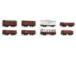 Roco-67127 Coffret de 8 wagons de marchandises de la DR