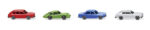 4 voitures de tourisme WIKING-91306