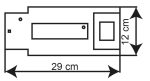 Hall à marchandises, encombrement KIBRI-39208