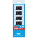 4 rails droits 41mm HO code 100 PECO-ST2003