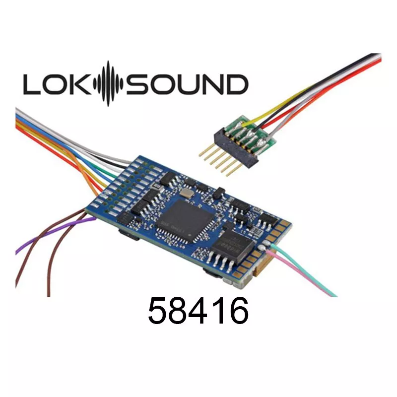 Décodeur NEM651 loksound V5 sonore ESU-58416 UTM MF Décodeur NEM651 loksound V5 sonore ESU-58416