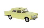 Brekina-SAI-29023 Voiture Peugeot 404 jaune HO UTM Modélisme Ferroviaire
