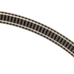 Rail courbe R2 ballasté N 45° Fleischmann-9125