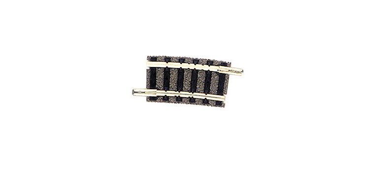 Fleischmann-9128 Rail courbe N avec ballast 7,5° R2=225,6mm Rail courbe R2 ballasté N 7.5° Fleischmann-9128