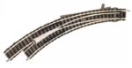 Fleischmann-9168 Aiguillage courbe à gauche à commande manuelle et pointe de coeur polarisée