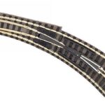 Aiguillage courbe à droite - cœur isolé FLEISCHMANN-9175