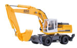 Kibri-11261 Pelleteuse HO LIEBHERR 934 litronic sur roues