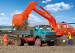 Kibri-14030 Camion MB LAK 1620 avec plateau basculant