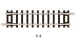 PECO-ST3002 Blister de 4 rails droits N 58mm code 80
