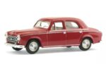 SAI-6204 Voiture Peugeot 403 1960 berline rouge rubis H0