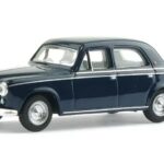 Peugeot 403.7 limousine 1960 bleu amiral SAI-6232