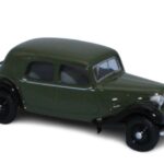 Voiture Citroën Traction 11A 1935 vert olive et noir SAI-6165